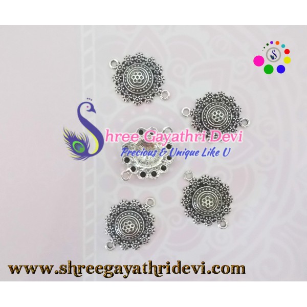 ANTIQUE CONNECTORS - SILVER - SGCO13 - 35MM
