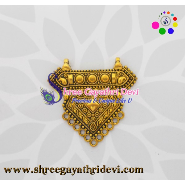ANTIQUE GOLD PENDANT - 47 mm- SGAP18