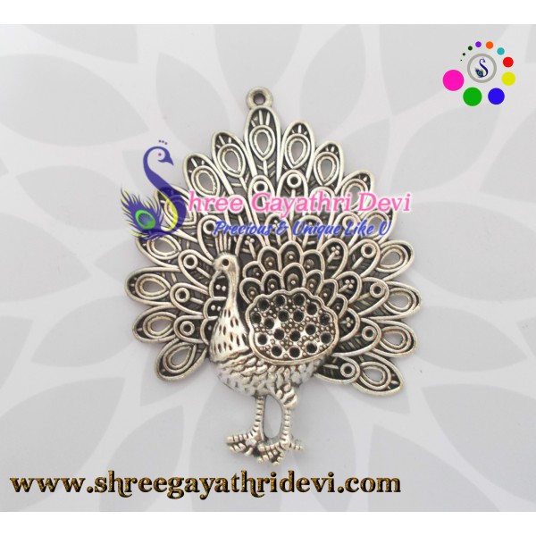 ANTIQUE SILVER PENDANT - 85*65MM - SGAP27