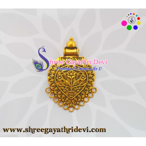 ANTIQUE GOLD PENDANT - 65*40 MM - SGAP30