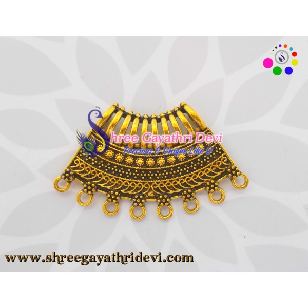 ANTIQUE GOLD PENDANT - 40*68 MM - SGAP31