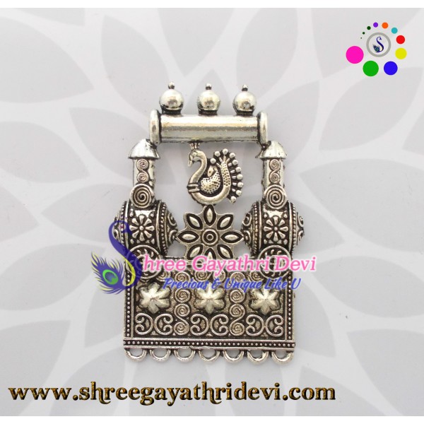 ANTIQUE SILVER PENDANT - 67*46 MM - SGAP35