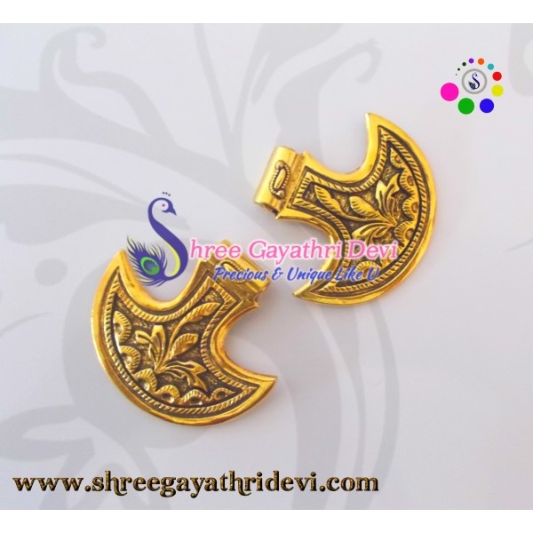 ANTIQUE GOLD PENDANT - 48*58 MM - SGAP54