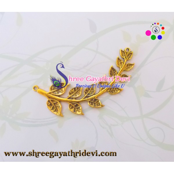ANTIQUE GOLD PENDANT - 80 MM - SGAP65