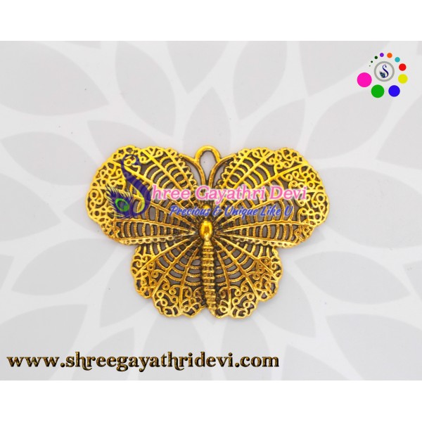 ANTIQUE GOLD PENDANT - 48*68 MM - SGAP69