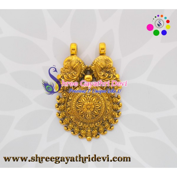 ANTIQUE GOLD PENDANT - 76*52 MM - SGAP77