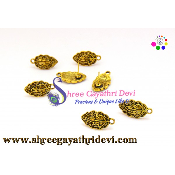 ANTIQUE GOLD STUDS - 20MM - SGAS19