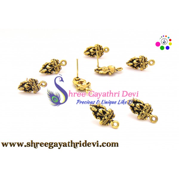 ANTIQUE GOLD STUDS - 22MM - SGAS25