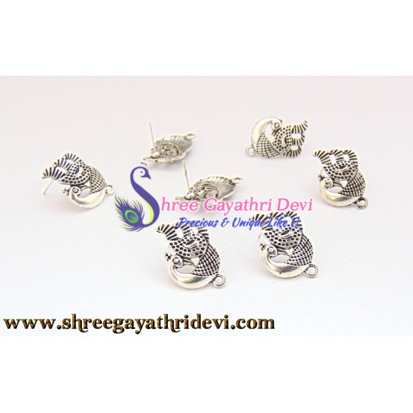 ANTIQUE SILVER STUDS - 23MM - SGAS47