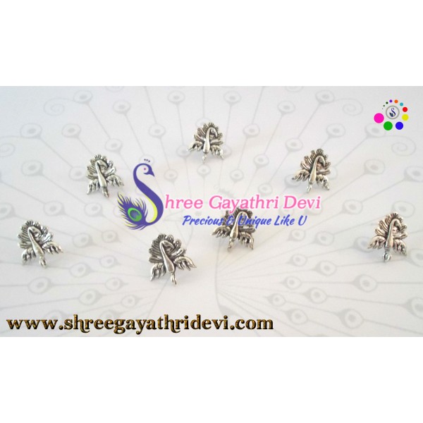 ANTIQUE SILVER STUDS - 24MM - SGAS56