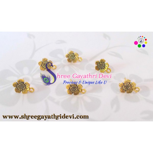 ANTIQUE GOLD STUDS - 20MM - SGAS62
