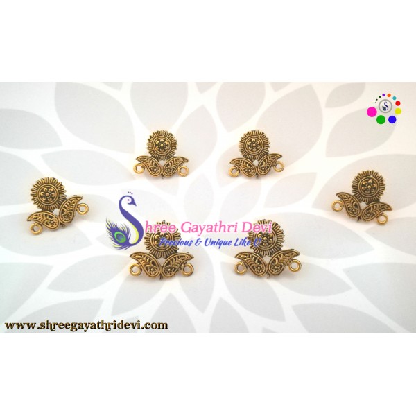 ANTIQUE GOLD STUDS - 20MM - SGAS80