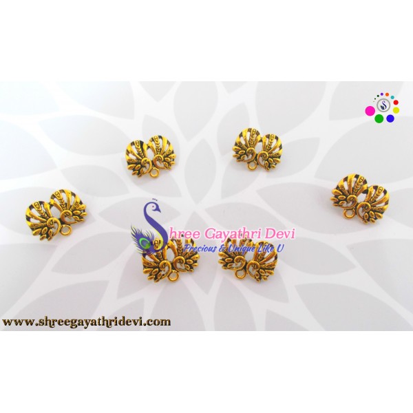 ANTIQUE GOLD STUDS - 16MM - SGAS83