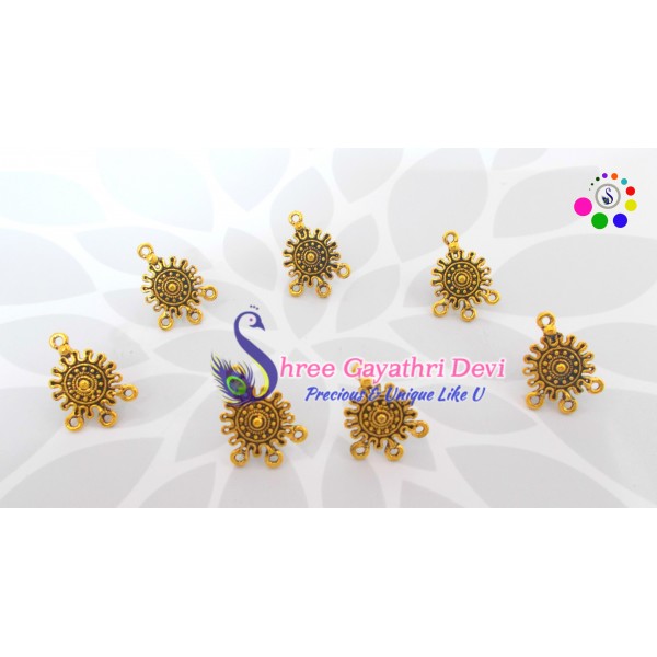 ANTIQUE GOLD STUDS - 25MM - SGAS84