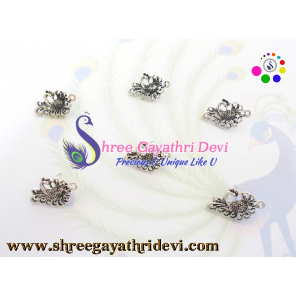 ANTIQUE SILVER STUDS - 25MM - SGAS85