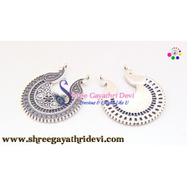 CHANDLIER EARRINGS - ANTIQUE GOLD - 43*37MM