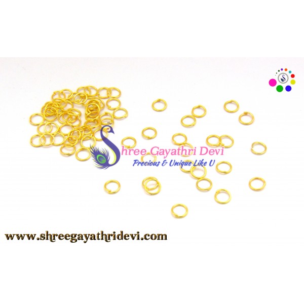 JUMP RING - GOLD - 6MM