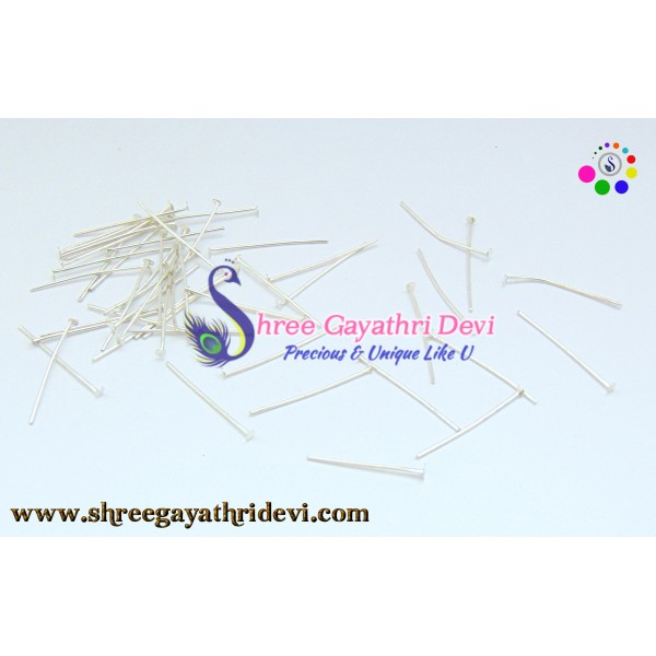 HEAD PIN - SILVER - 3.0CM