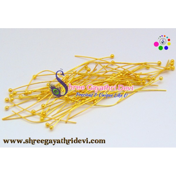 BALL PINS - GOLD - 35MM