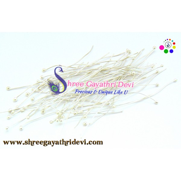 BALL PINS - ANTIQUE SILVER - 70MM