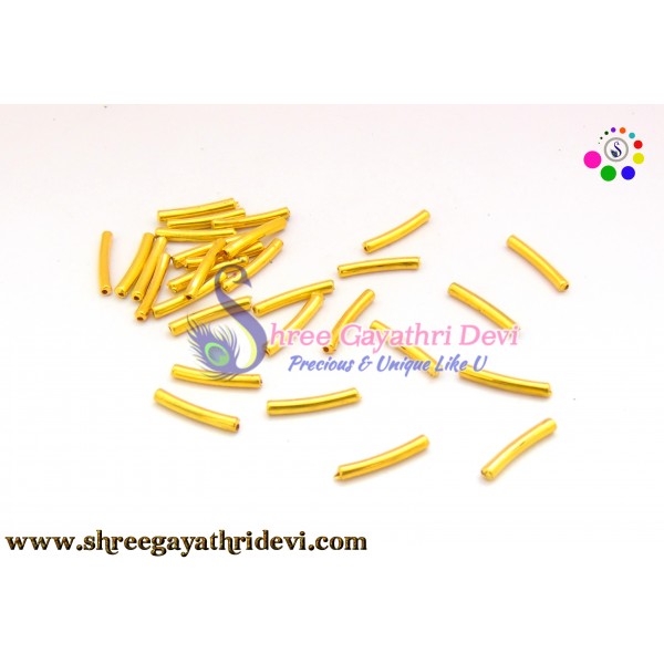 GOLD METAL BEND PIPES - 20MM - SGGB22