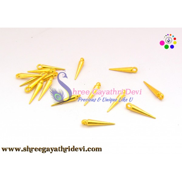 GOLD METAL SPIKES - 23MM - SGGB23