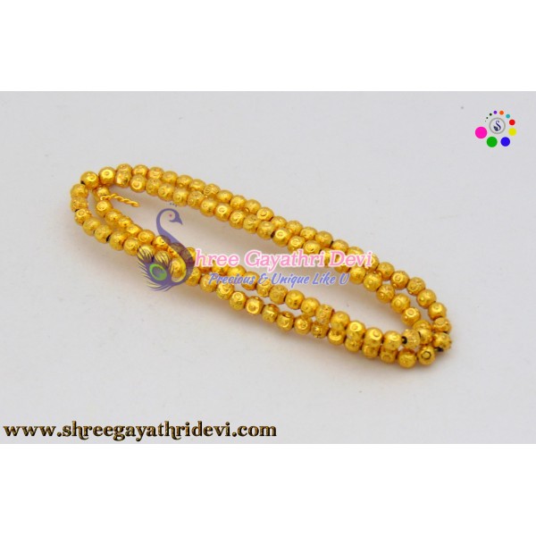 GOLD METAL BEADS - 3MM - SGGB40