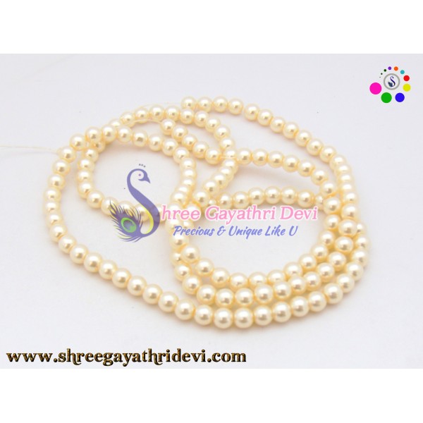 PEARL BEADS - 6MM - SGGB48