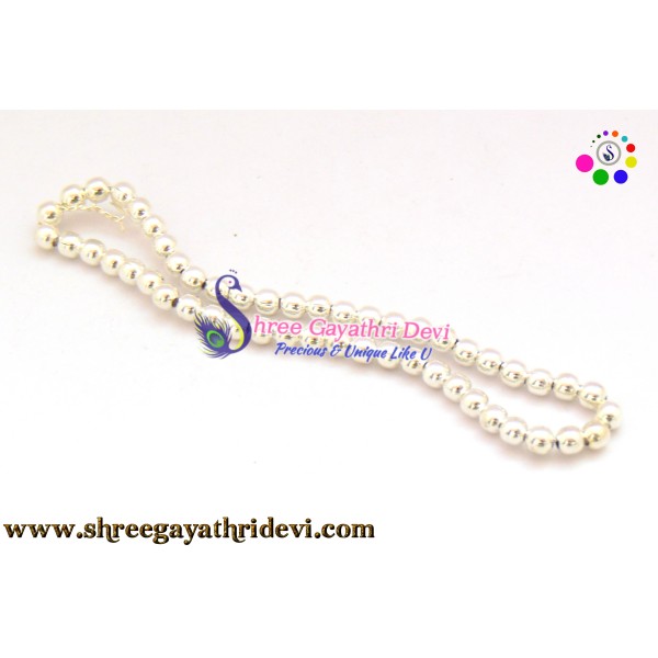 SILVER METAL BEADS - 5MM - SGGB54