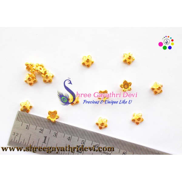 GOLD BEADCAPS - 8MM - SGBC15