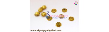 Antique Gold beadcaps (27)
