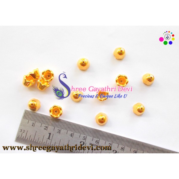 GOLD TASSELCAPS - 10MM - SGTC01