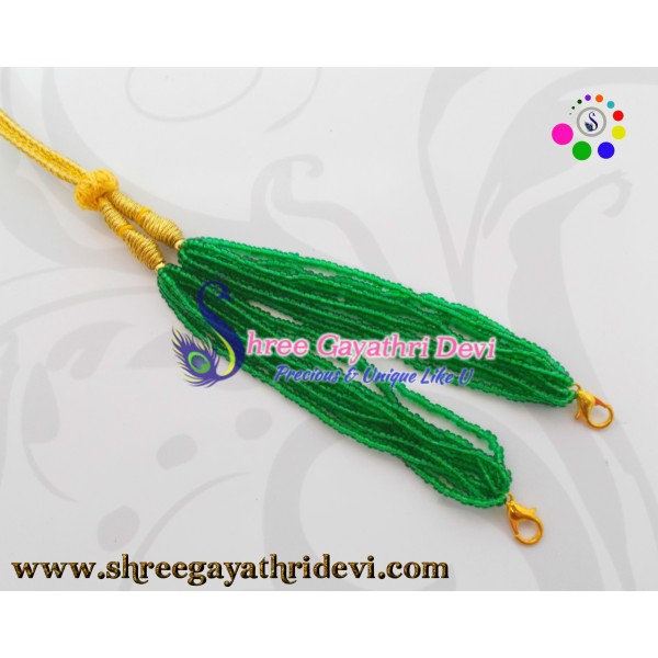 SEED BEAD DORI - GREEN - 40 CM