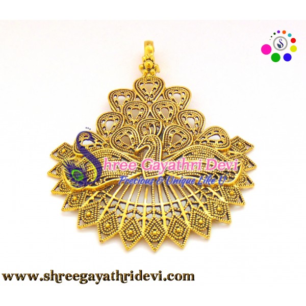 ANTIQUE GOLD PENDANT - 90*75 MM - SGAP108