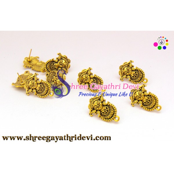 ANTIQUE GOLD STUDS - 26MM - SGAS72