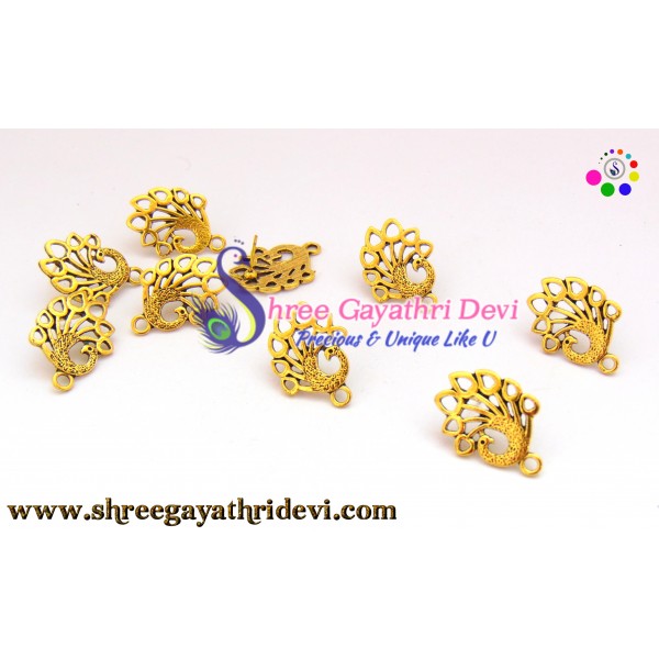 ANTIQUE GOLD STUDS - 25MM - SGAS77