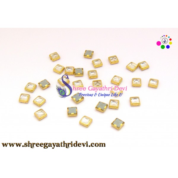 KUNDAN FRAMED STONES - SGCS23 - 6MM