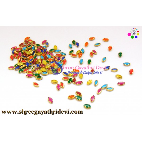 KUNDAN FRAMED STONES - SGCS42 - 6MM
