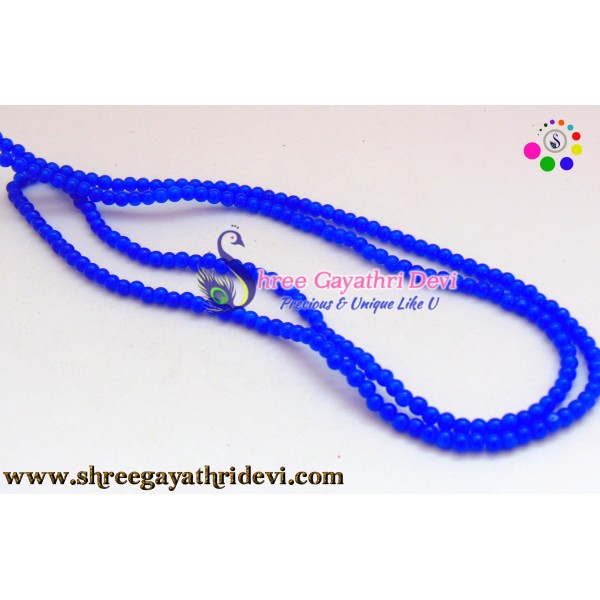 GLASS BEADS - ROYAL BLUE - 3MM