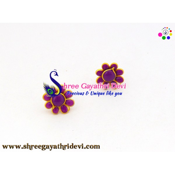 PACHI STUDS - VIOLET - 18MM - SGPA08
