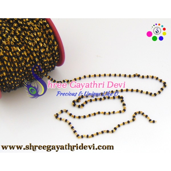 MANGALSUTRA CHAIN(MS) - 2MM - BLACK - SGCN37