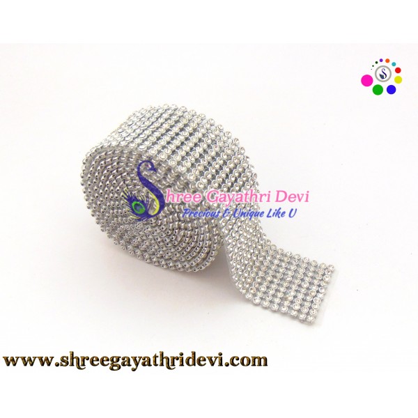 STONE LACE - 3MM - WHITE - SGCN29