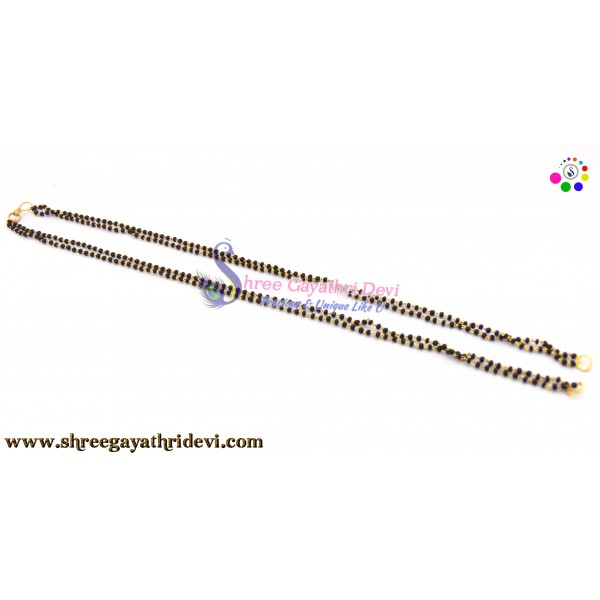 MANGALSUTRA CHAIN(MS) - 28CM - BLACK - SGCN33