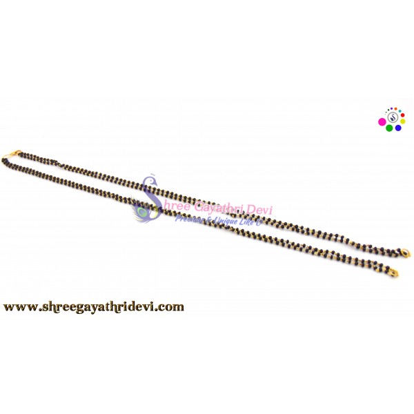 MANGALSUTRA CHAIN(MS) - 30CM - BLACK - SGCN34