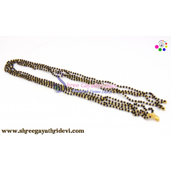 MANGALSUTRA CHAIN(MS) - 26CM - BLACK - SGCN35