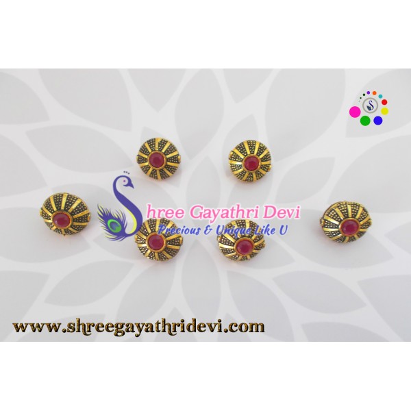 VICTORIA BEADS - SGVB01 -  RUBY - 15MM