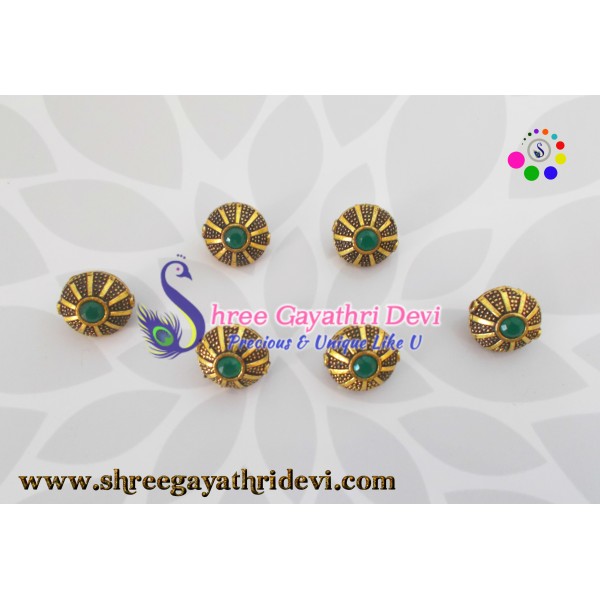 VICTORIA BEADS - SGVB02 - GREEN - 15MM