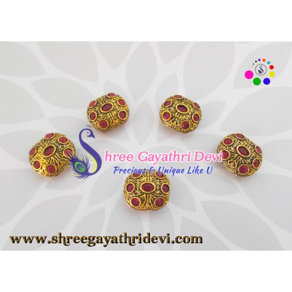 VICTORIA BEADS - SGVB15 - RUBY - 25MM